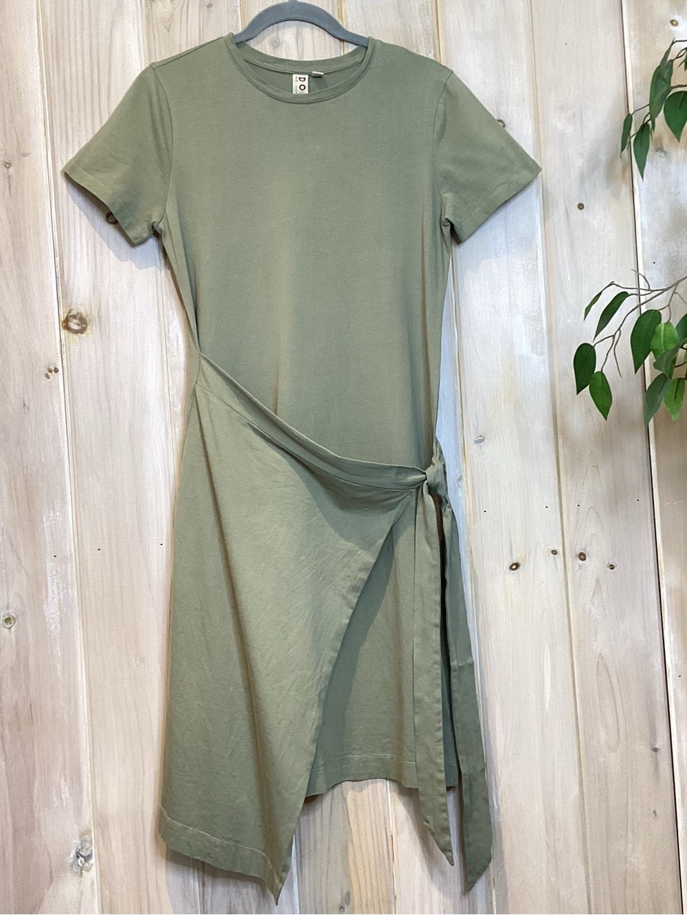 Anthropologie Dolan side tie faux wrap dress - Picture 3 of 7